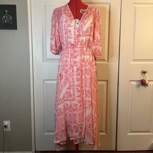 NWT Calvin Klein Chiffon Wrap Dress size 12